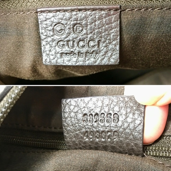 Authentic Gucci hobo bag brown monogram coated canvas - Picture 12 of 15